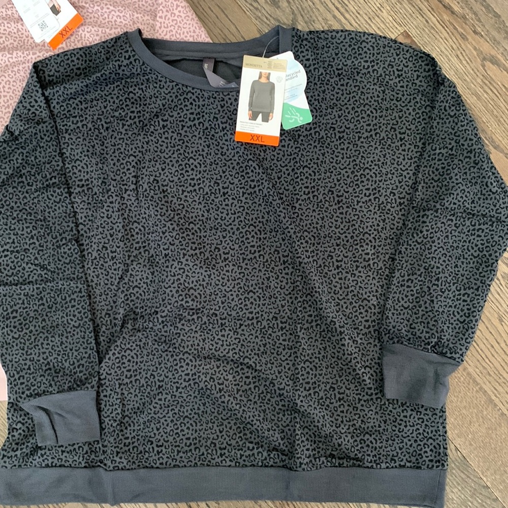 NWT! Supersoft Tencel Mondetta Womens’ Printed Sweatshirt - 3X
